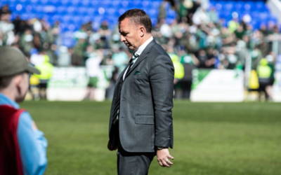 Watch Brendan Rodgers’ unusual half time behaviour as Celtic lose at St Johnstone
