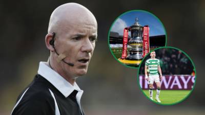 Dermot Gallagher reacts to claim Celtic’s Alistair Johnston ‘lifted like the FA Cup’ vs St Johnstone