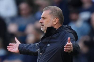 Ex-Celtic boss Ange Postecoglou’s comical unseen reaction to Spurs VAR call