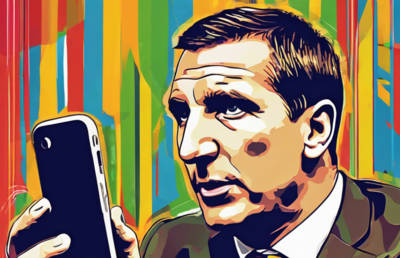 The S*N: a Celtic Manager Using His Phone is Now Headline News