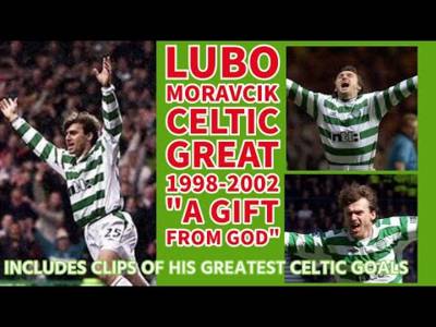 A True CELTIC Great LUBO MORAVCIK: “A Gift From GOD” (with over 30 of his Celtic goals)