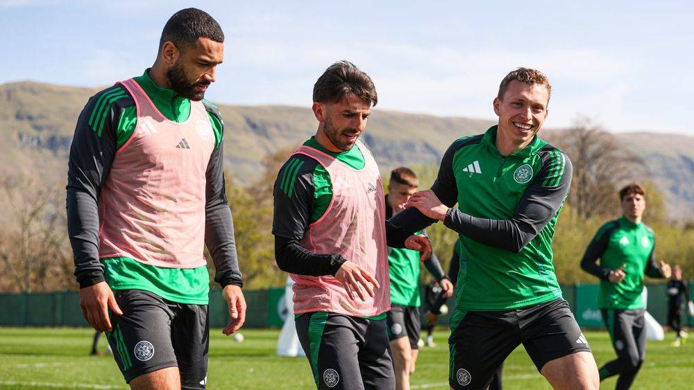 Training Gallery: Celtic v Kilmarnock