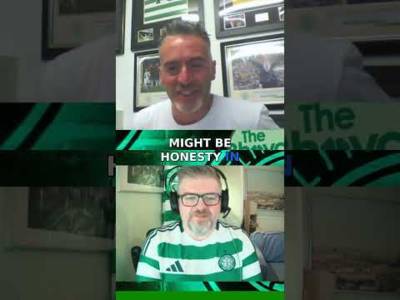 A refreshing, honest week in Scottish Football.