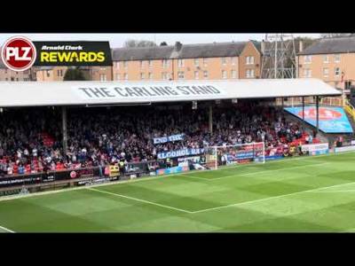 “End The Alcohol Ban” – St Johnstone fans demand change with pre game banner!