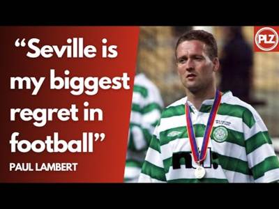 Paul Lambert on life at Celtic, Larsson’s ‘greatness’ and ‘biggest regret in football’