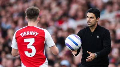 Celtic: Arsenal fans unhappy with Mikel Arteta’s Kieran Tierney decision