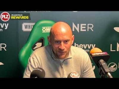 ‘If we keep winning no one will catch us!’ David Gray reacts to Hibs 17 game unbeaten in the league