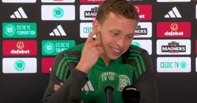 Alistair Johnston keeps his Celtic POTY a ‘secret’ but he immediately drops hint on who’s getting his vote