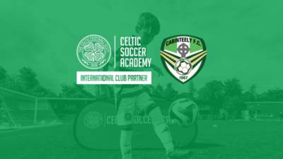 Celtic Soccer Academy announces new partnership in Dublin with Cabinteely Football Club