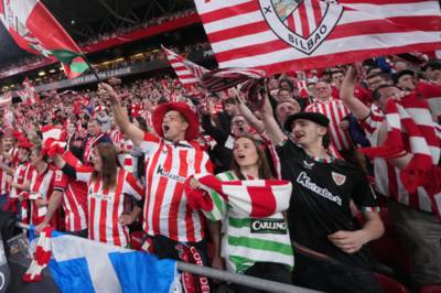 Celtic colours spotted in the stands as Athletic Bilbao beat Rangers