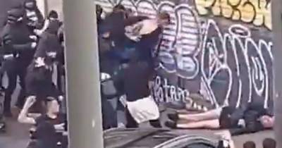 Hundreds of football fans brawl in Bilbao after supporters warned of ‘violence and vandalism’