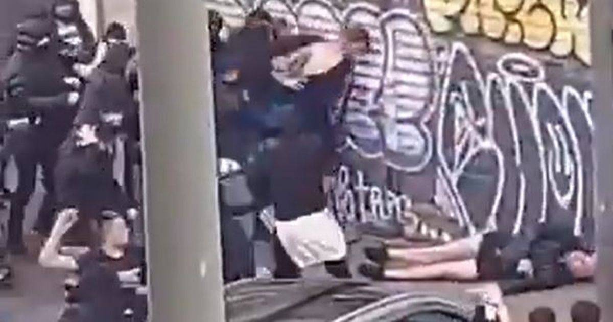 Hundreds of football fans brawl in Bilbao after supporters warned of ‘violence and vandalism’