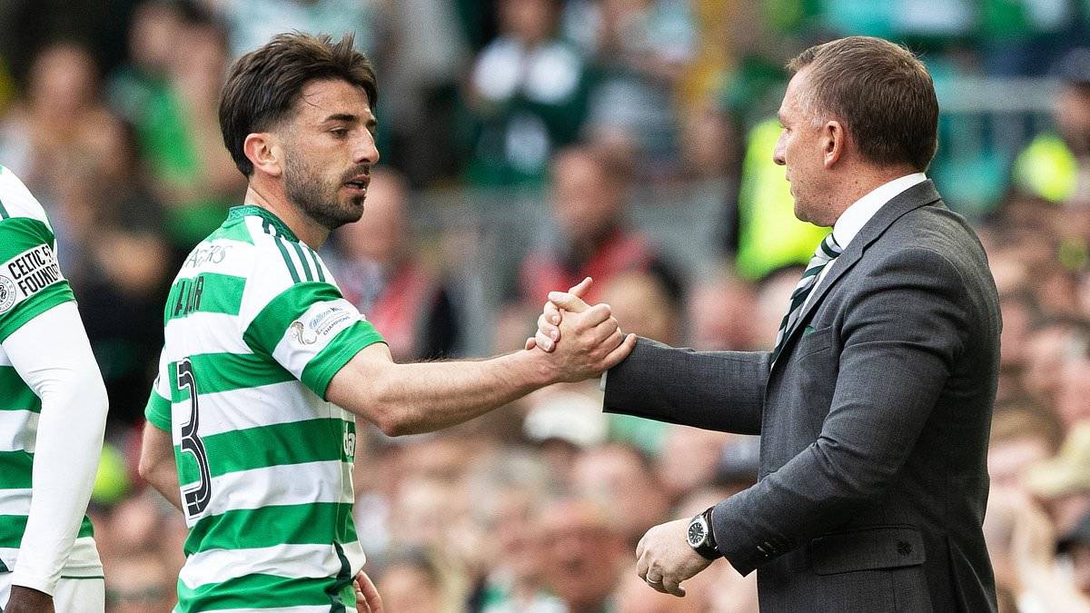 ‘I saw a headline about Greg signing a new deal and I really hoped it was true,’ admits Celtic boss Rodgers