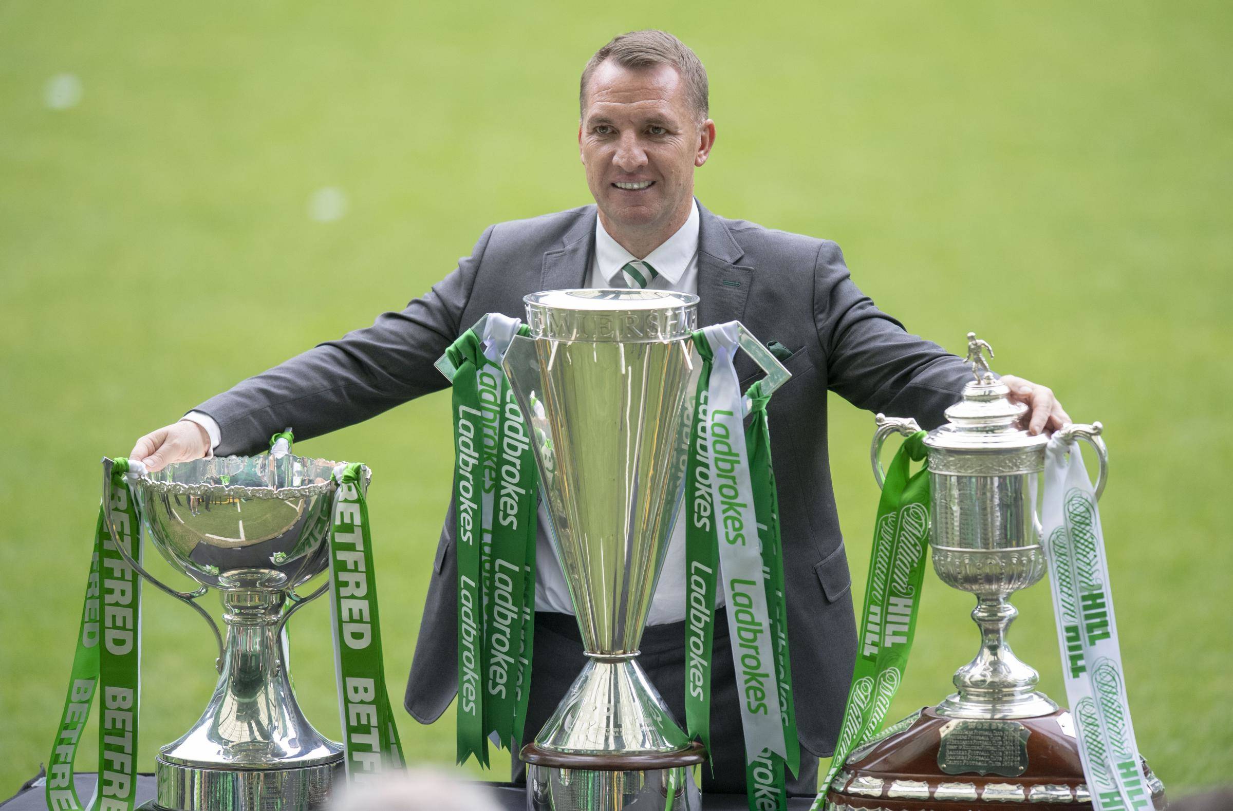 Brendan Rodgers backed to make Celtic history with three treble as manager