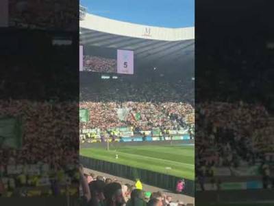Amazing Celtic End Huddle At Hampden #scottishcup #celticfc #stjohnstone #celticfans #spfl #football