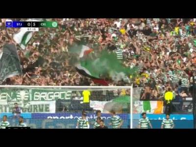 Celtic 5-0 St Johnstone Scottish Cup Semi Final | Highlights & Goals