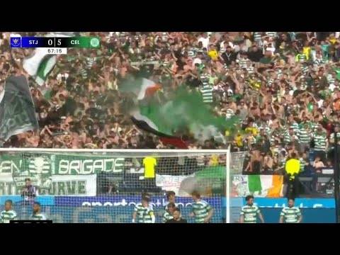 Celtic 5-0 St Johnstone Scottish Cup Semi Final | Highlights & Goals