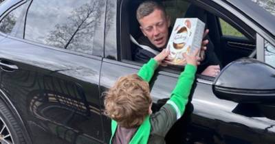 Celtic-mad boy hands his hero an Easter gift in adorable viral TikTok clip