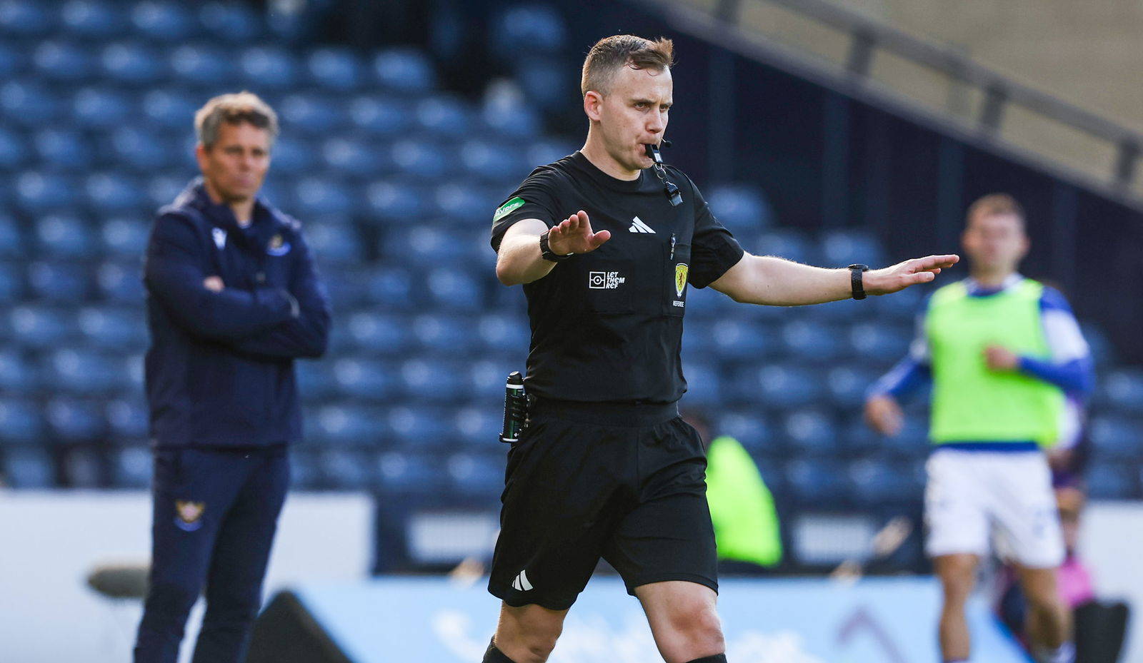 Hampden referee Calum Scott owes 43,362 fans an explanation