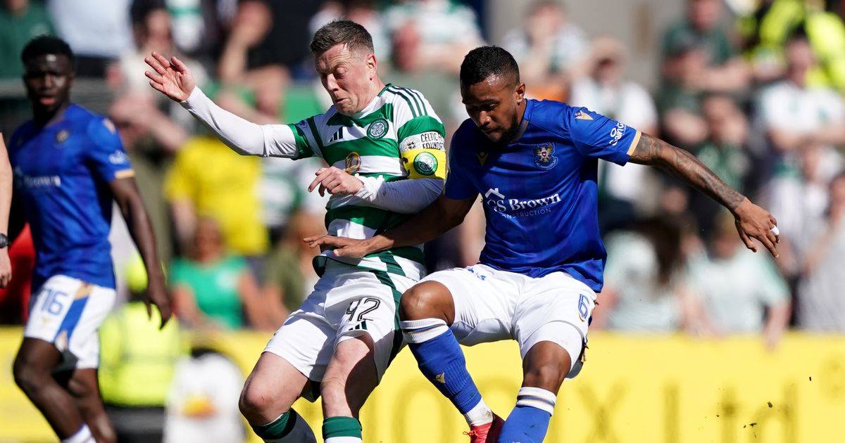 What time and TV channel is Celtic v St Johnstone on today in the Scottish Cup?