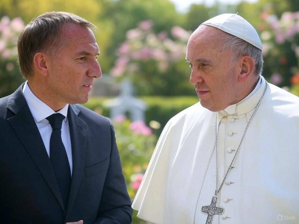 ‘His words’: What the Pope said to Brendan Rodgers that had Celtic boss ‘humbled’