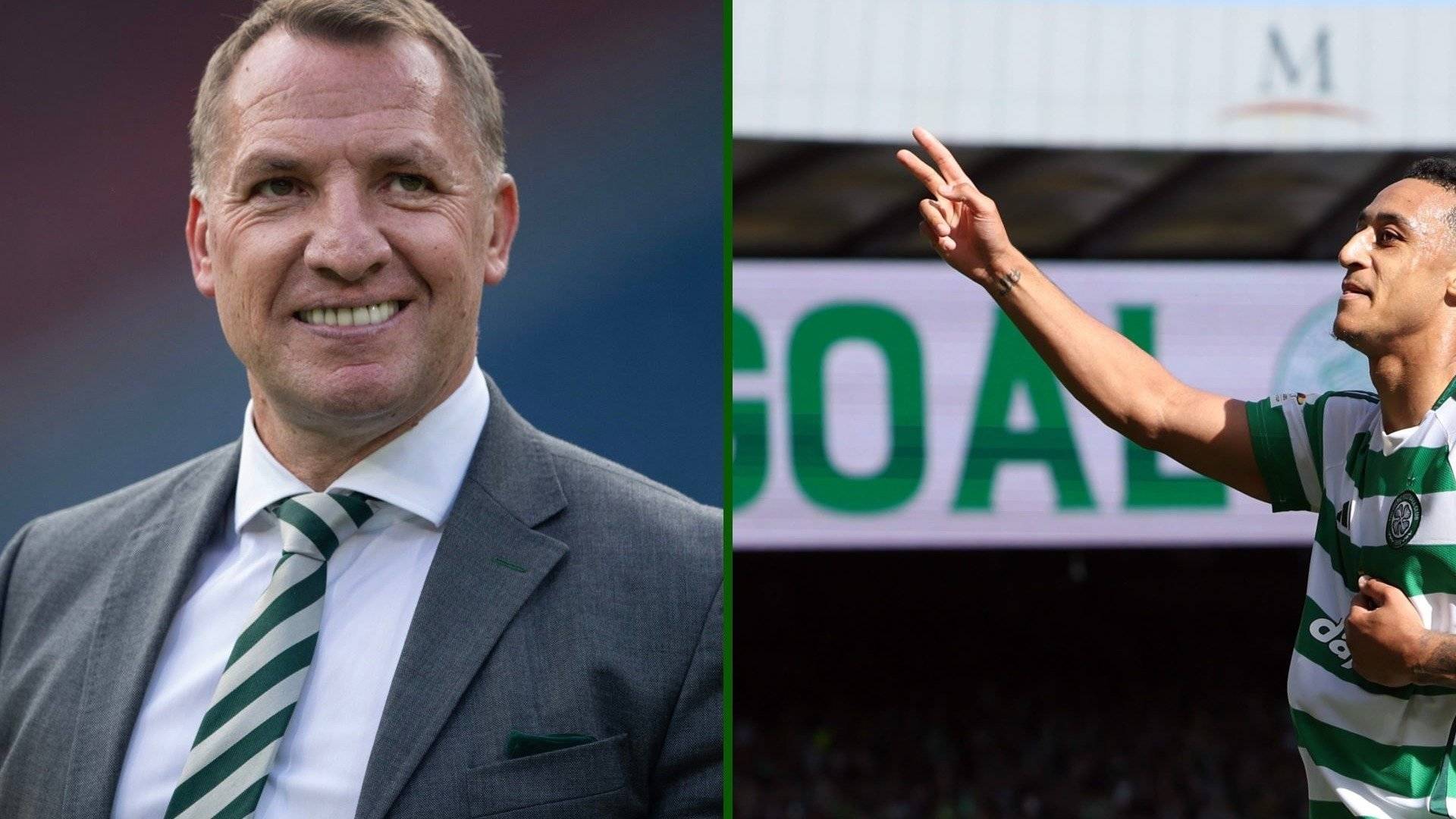 BBC man shares what Brendan Rodgers did on the Hampden touchline as Adam Idah answered Celtic critics