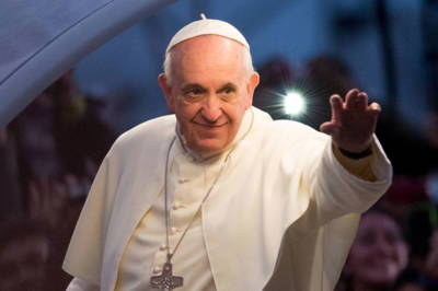 With the treble on for Celtic, sad Ibrox fans celebrate the death of Pope Francis