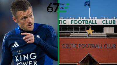Celtic fans make Jamie Vardy claim as veteran striker is set to leave Leicester City