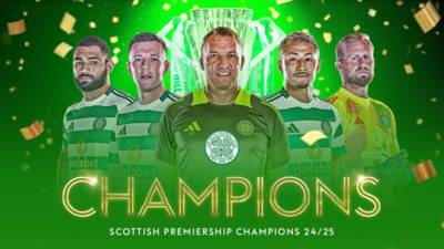 Celtic crowned Scottish Premiership champions