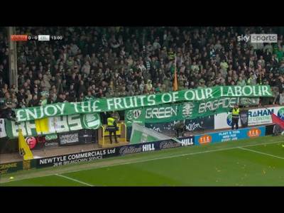 Celtic Fans Tangerine Protest Over Dundee Utd Ticket Prices