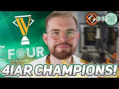 Celtic Win Their 55Th League Title and Four in a Row! | Reaction!