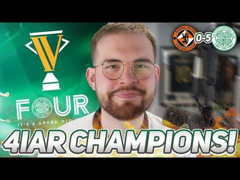 Celtic Win Their 55Th League Title and Four in a Row! | Reaction!