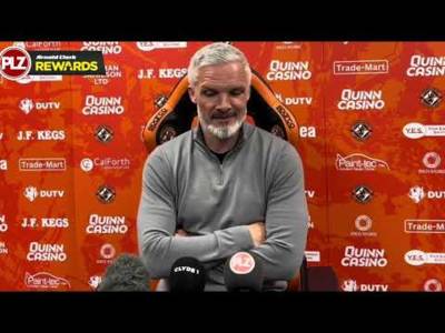 ‘I apologise to the fans’ Jim Goodwin Post Match Interview | Dundee United 0-5 Celtic
