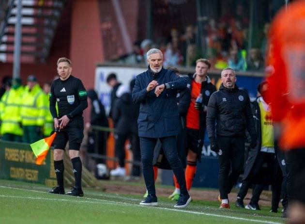 Jim Goodwin’s pre-match comments on title chasing Celtic