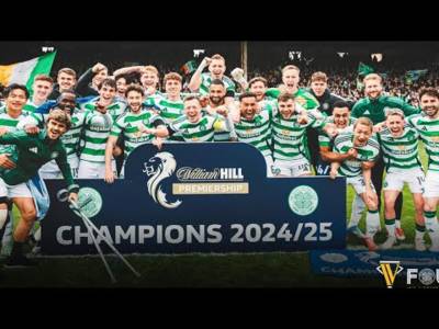 The Moment Celtic Won the League V Dundee United (Highlights)!!!