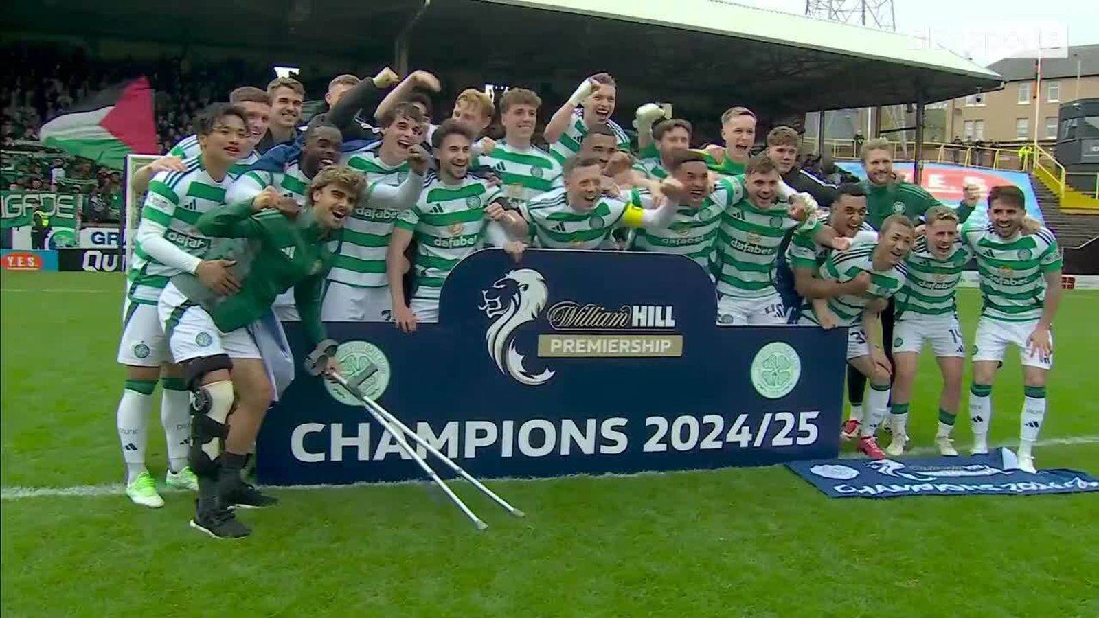 ‘We’ve been phenomenal’ | Schmeichel reacts as Celtic celebrate title triumph
