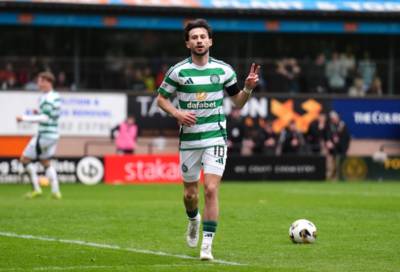 Celtic winger Nicolas Kuhn explains his Tannadice goal celebrations