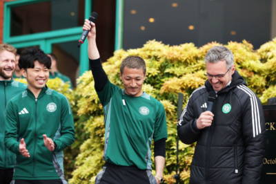 Do do, do, do, do do do do…. watch Daizen Maeda’s podium address to Celtic fans