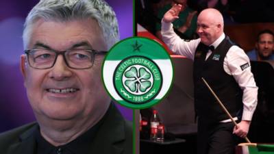 John Parrot in stitches at John Higgins’ superb Celtic dig at Rangers at the 2025 World Snooker Championship