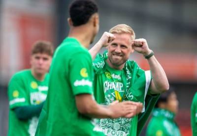 “Kind of at 85-90%. So the last few steps now and hopefully, be back soon,” Kasper Schmeichel