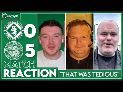 “That was tedious” | Dundee United 0-5 Celtic | Match Reaction