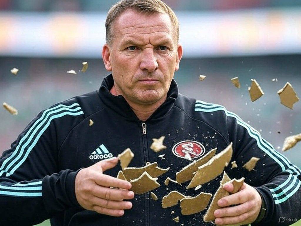 Keith Jackson clearly in pain talking about Celtic boss Brendan Rodgers and the San Francisco 49ers