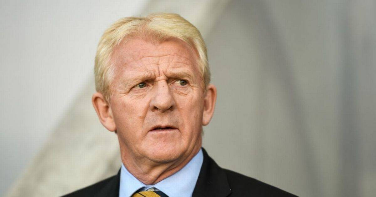 Gordon Strachan was forced out of his hotel room to make way for famous singer