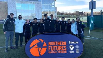 Northern Futures Football Programme visits Celtic in Scotland