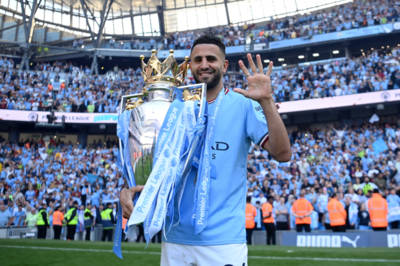 Riyad Mahrez sends four word Celtic title message as ex Man City ace savours Hoops star’s latest triumph