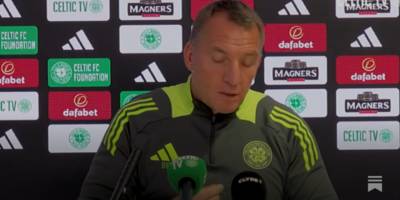 Brendan Rodgers Pre-Rangers Press Conference [Transcript]