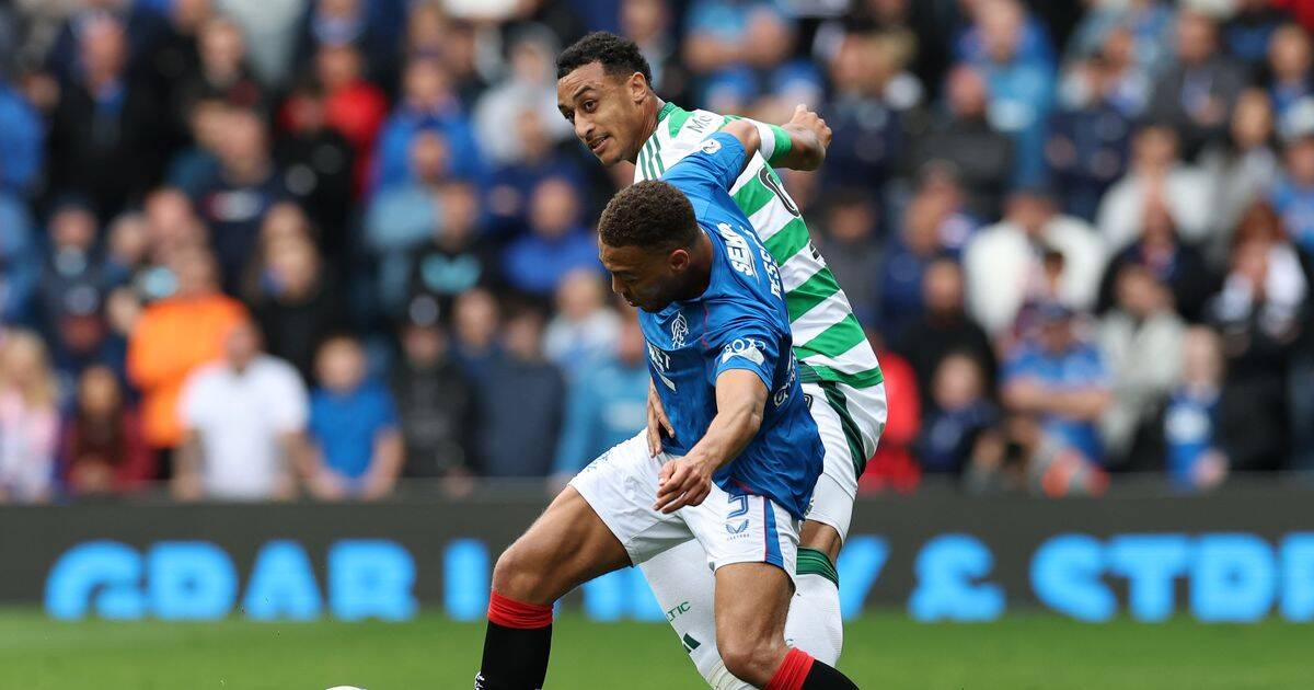 Adam Idah forced into unnatural reaction following O** F*** equaliser against Rangers