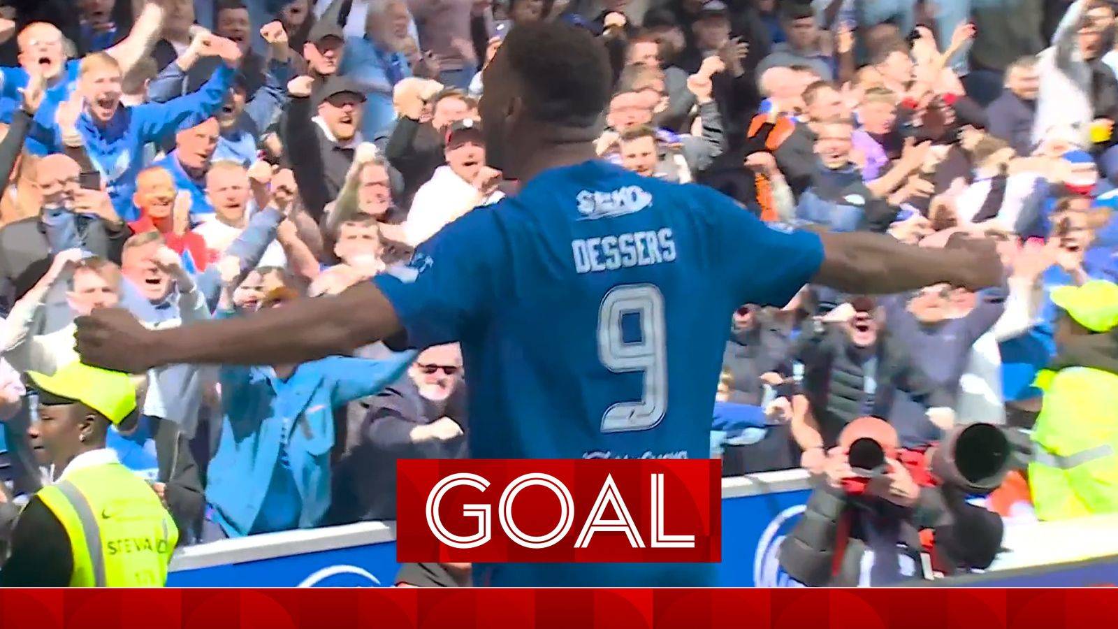‘Another show of defiance!’ | Dessers puts Rangers in front