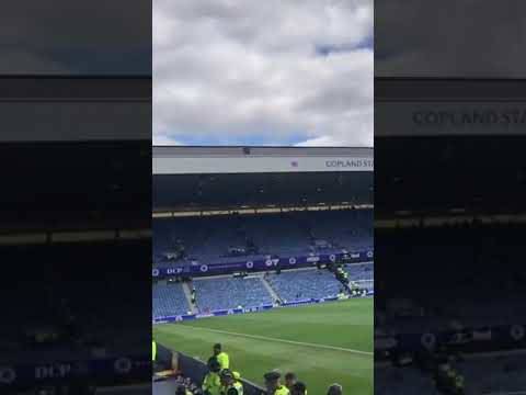 Celtic Fans Sing Blue Room Is Bare At Ibrox #celticfc #rangersfc #celticfans #spfl #scottishfootball