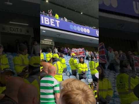 Celtic Fans Sing No Huns At Hampden At Ibrox #celticfc #rangersfc #spfl #celticfans #football